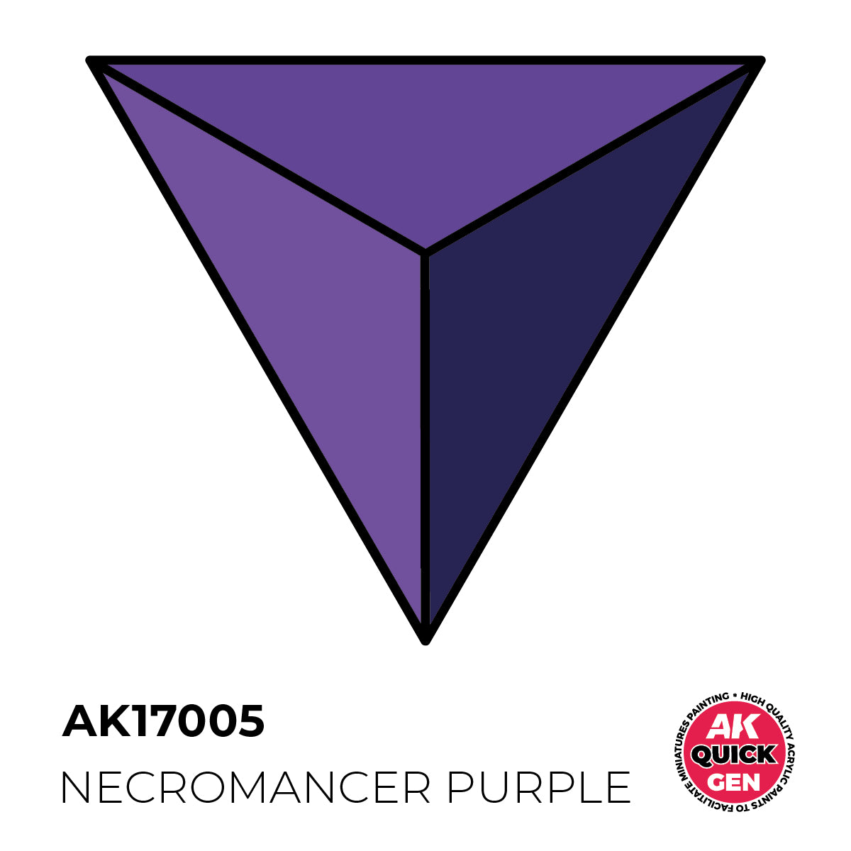 AK Interactive Quick Gen - Necromancer Purple 18 ml - Trinity Hobby