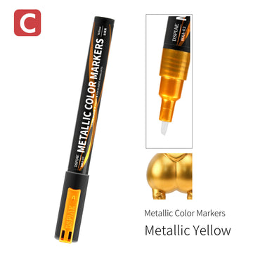 DSPIAE Super Metallic Color Markers - Metallic Yellow