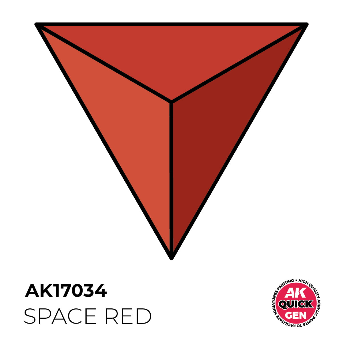 AK Interactive Quick Gen - Space Red 18 ml - Trinity Hobby