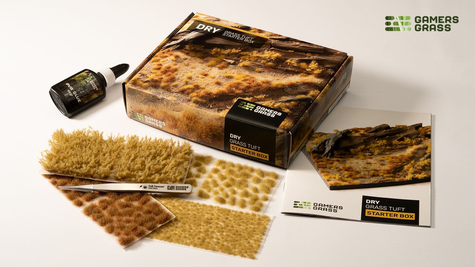 Gamers Grass Tuft Starter Boxes - Dry Grass - Trinity Hobby