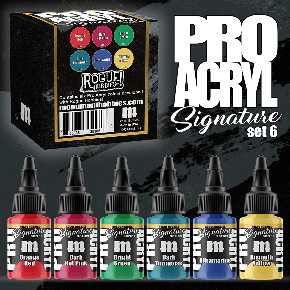 Monument Hobbies Pro Acryl Vince Venturella Signature Set - 6 Colors