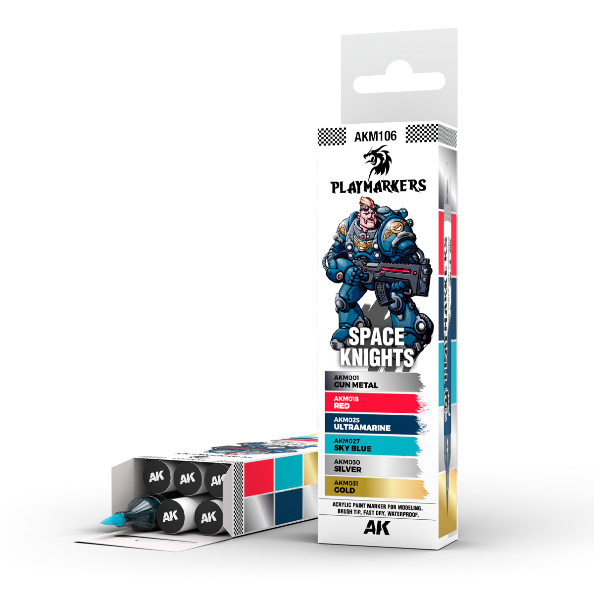 AK Interactive Playmarkers Set - Space Knight - Trinity Hobby
