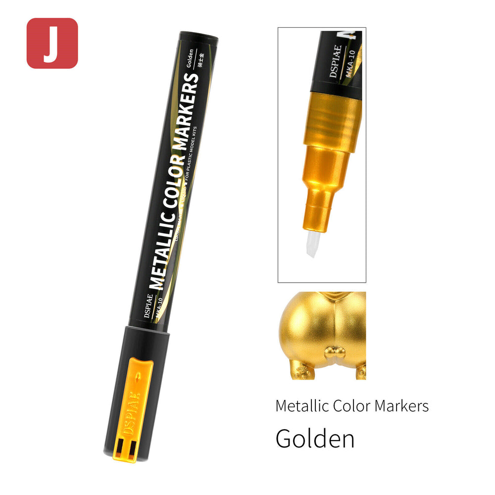 DSPIAE Super Metallic Color Markers - Golden