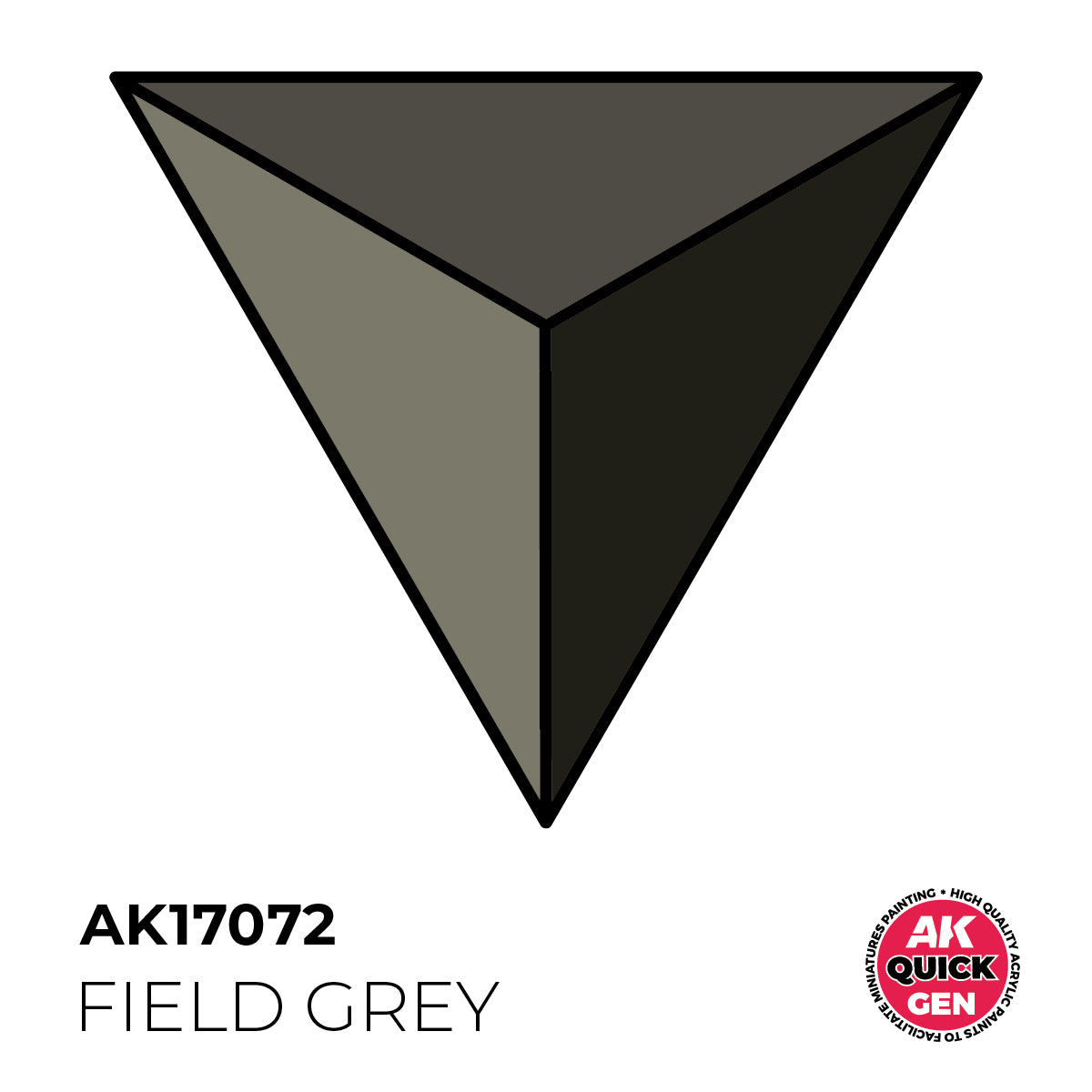 AK Interactive Quick Gen - Field Grey 18 ml - Trinity Hobby