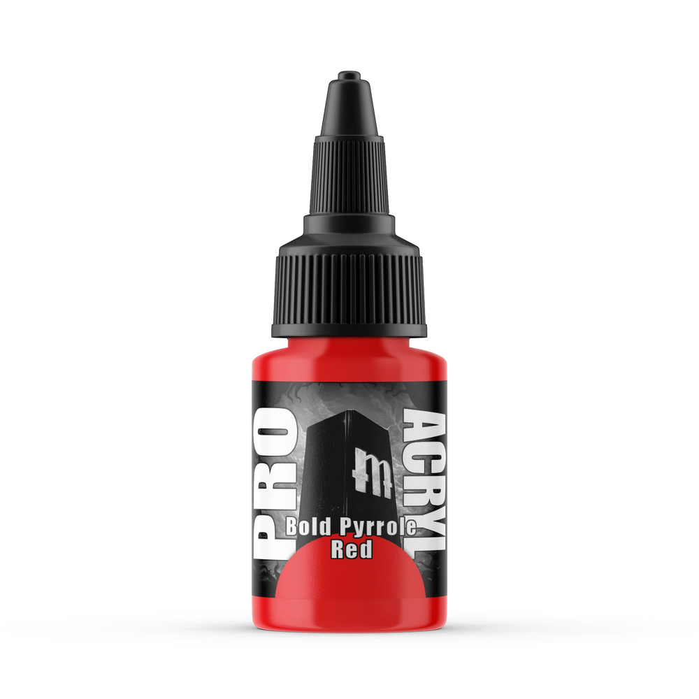 Monument Hobbies Pro Acryl Standard Bold Pyrrole Red 22ml