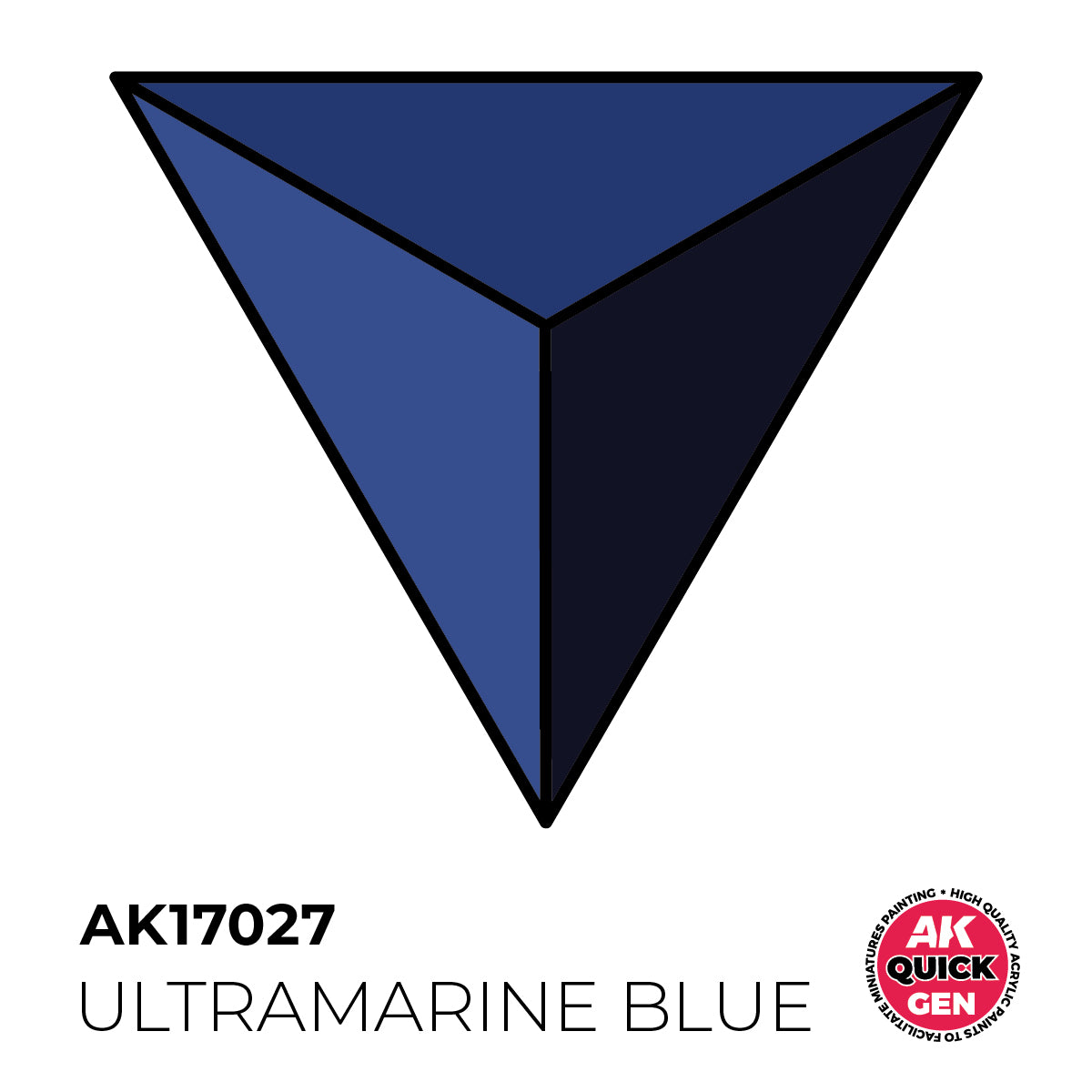 AK Interactive Quick Gen - Ultramarine Blue 18 ml - Trinity Hobby