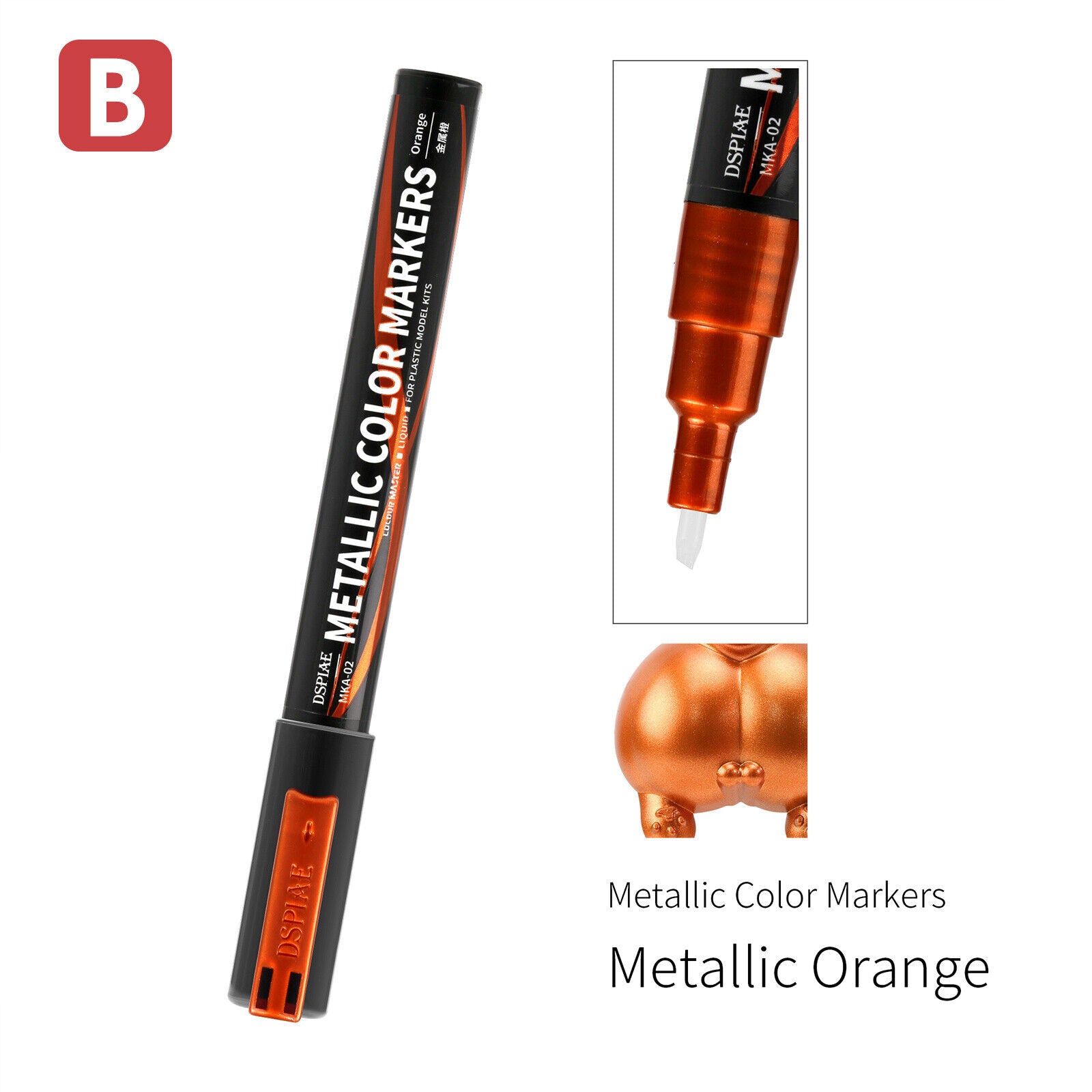 DSPIAE Super Metallic Color Markers - Metallic Orange - Trinity Hobby