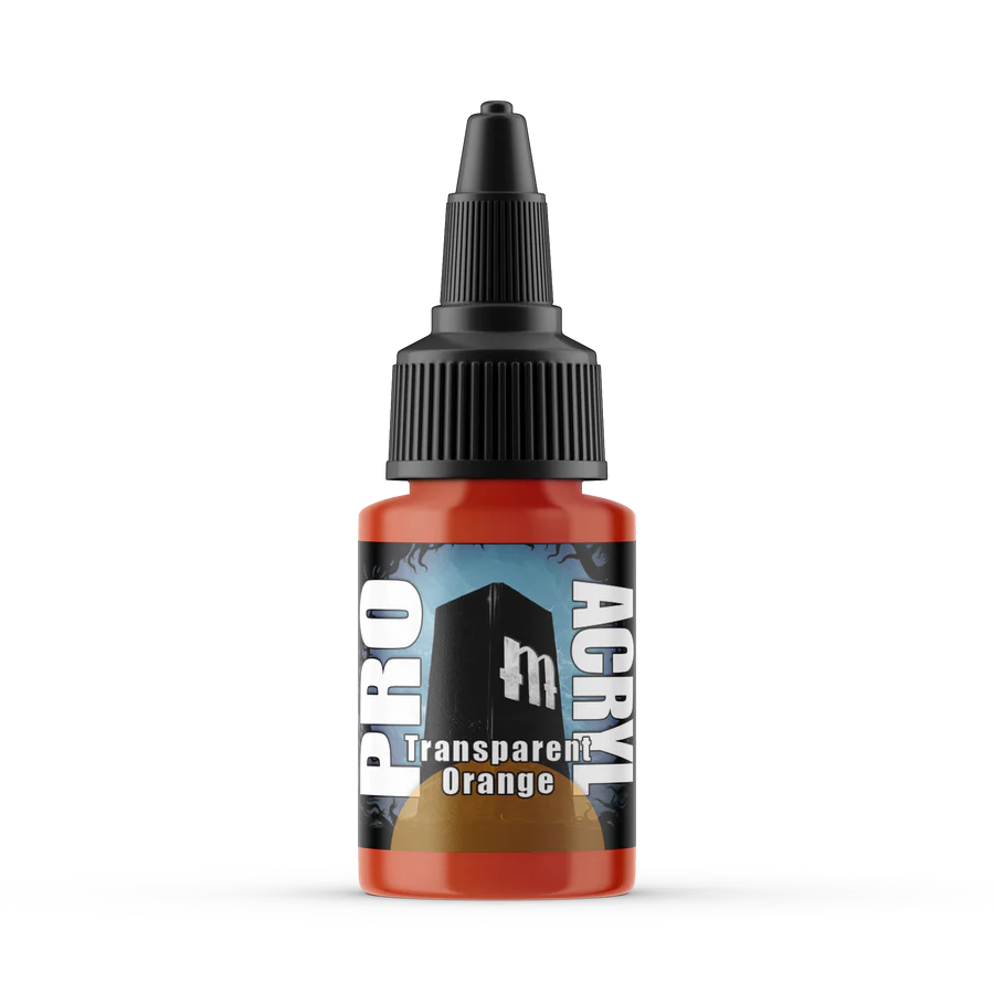 Monument Hobbies Pro Acryl Standard Transparent Orange 22ml - Trinity Hobby