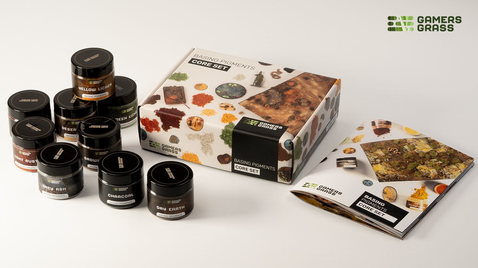 Gamers Grass Basing Pigments Core Set - Trinity Hobby