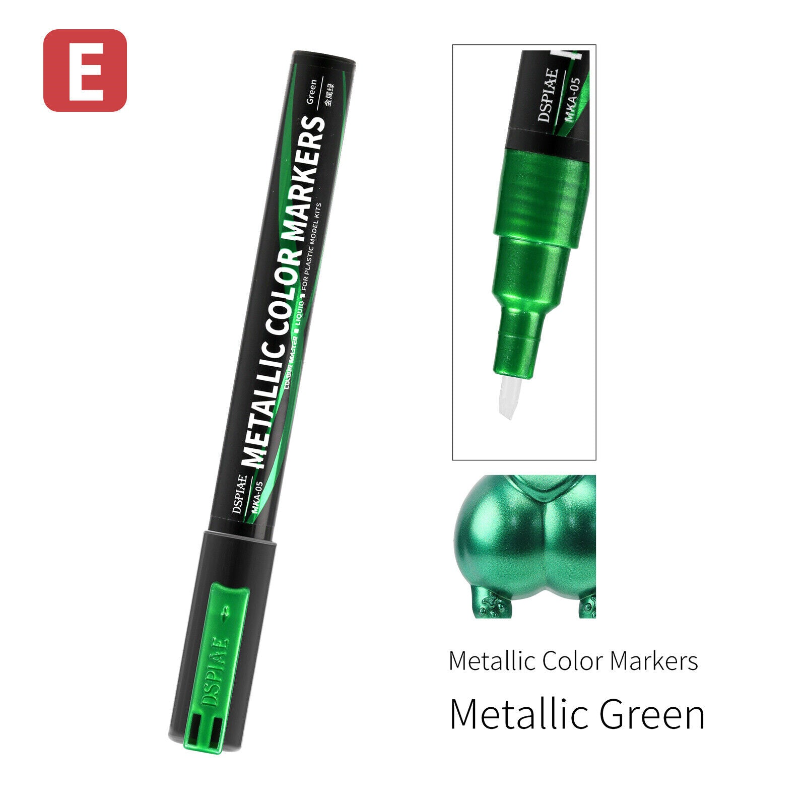 DSPIAE Super Metallic Color Markers - Metallic Green - Trinity Hobby