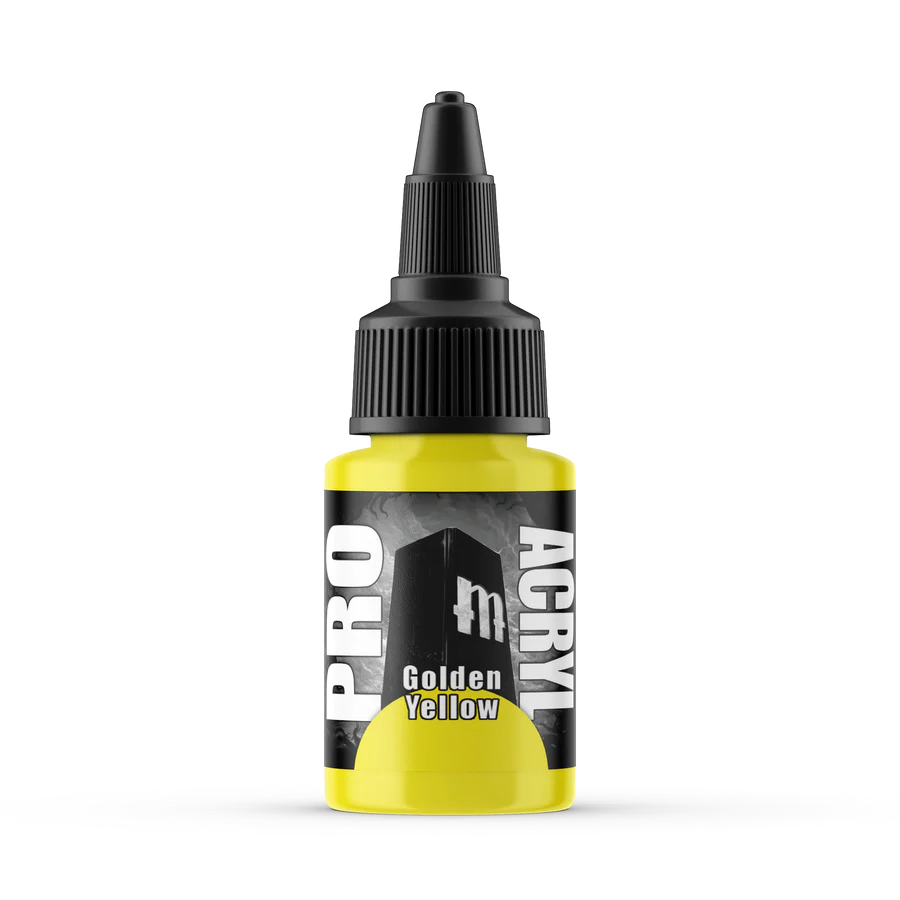Monument Hobbies Pro Acryl Standard Golden Yellow 22ml - Trinity Hobby
