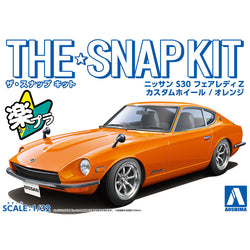 Aoshima 1/32 SNAP KIT #13-SP3 Nissan S30 Fairlady Z Custom Wheel (Orange)