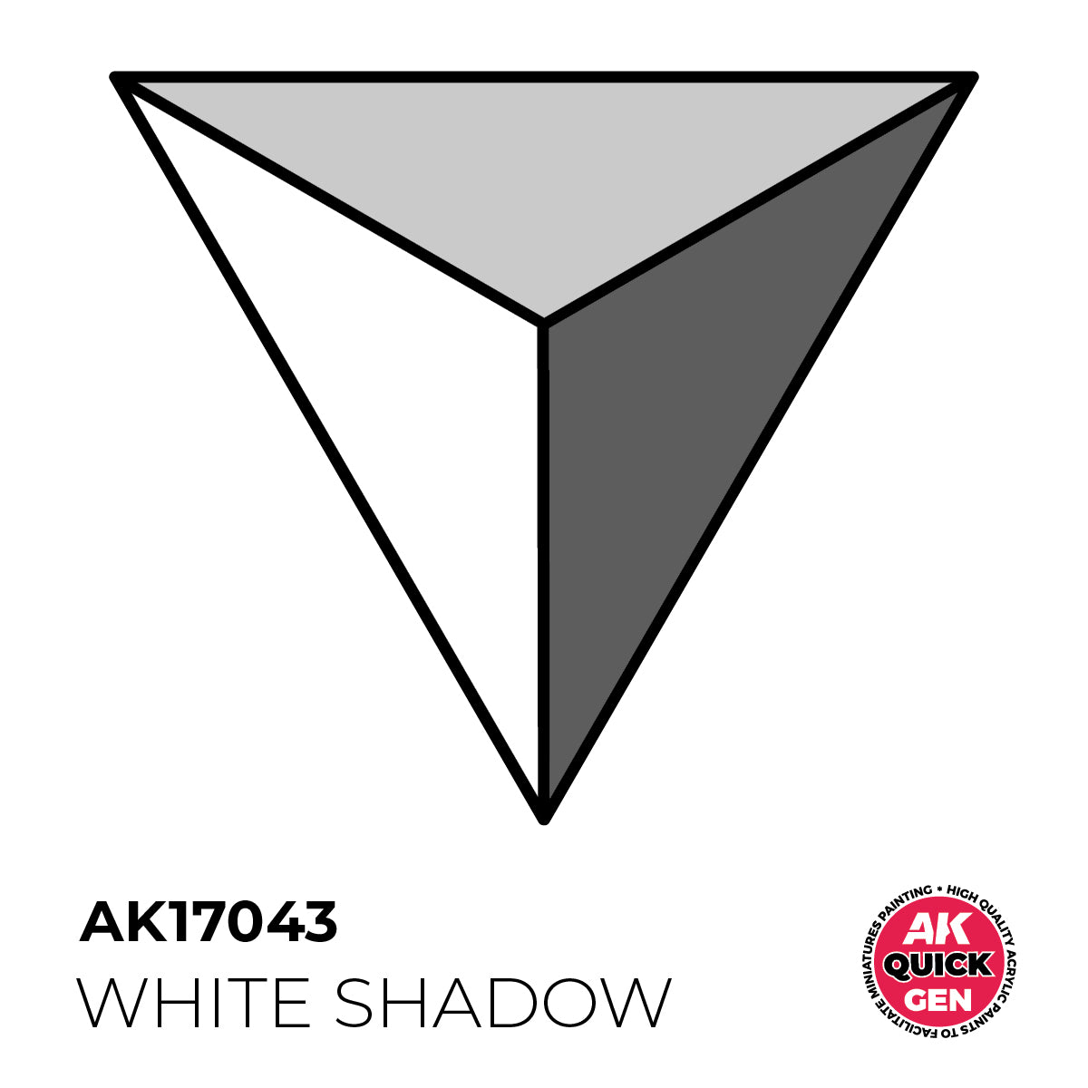 AK Interactive Quick Gen - White Shadow 18 ml - Trinity Hobby