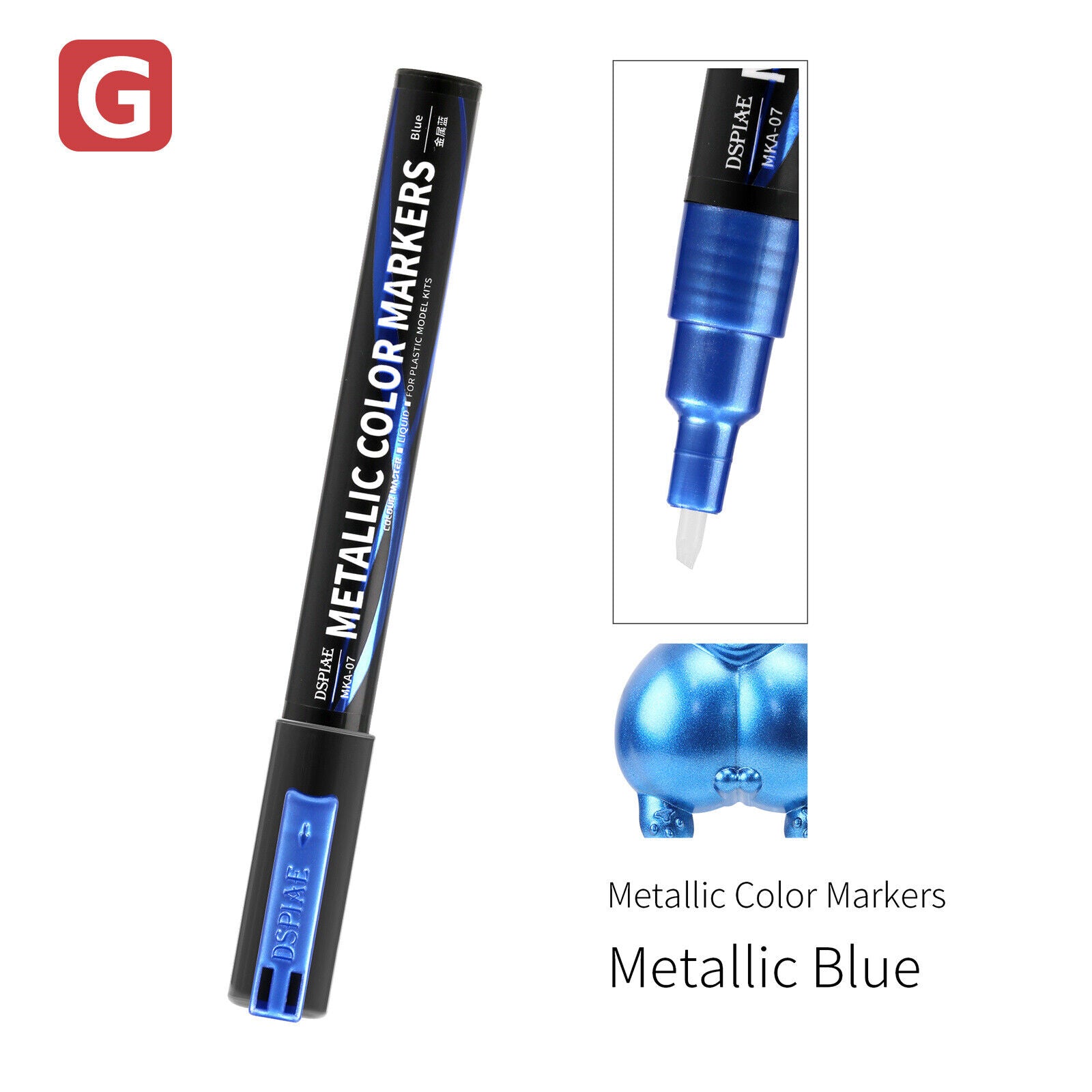 DSPIAE Super Metallic Color Markers - Metallic Blue - Trinity Hobby
