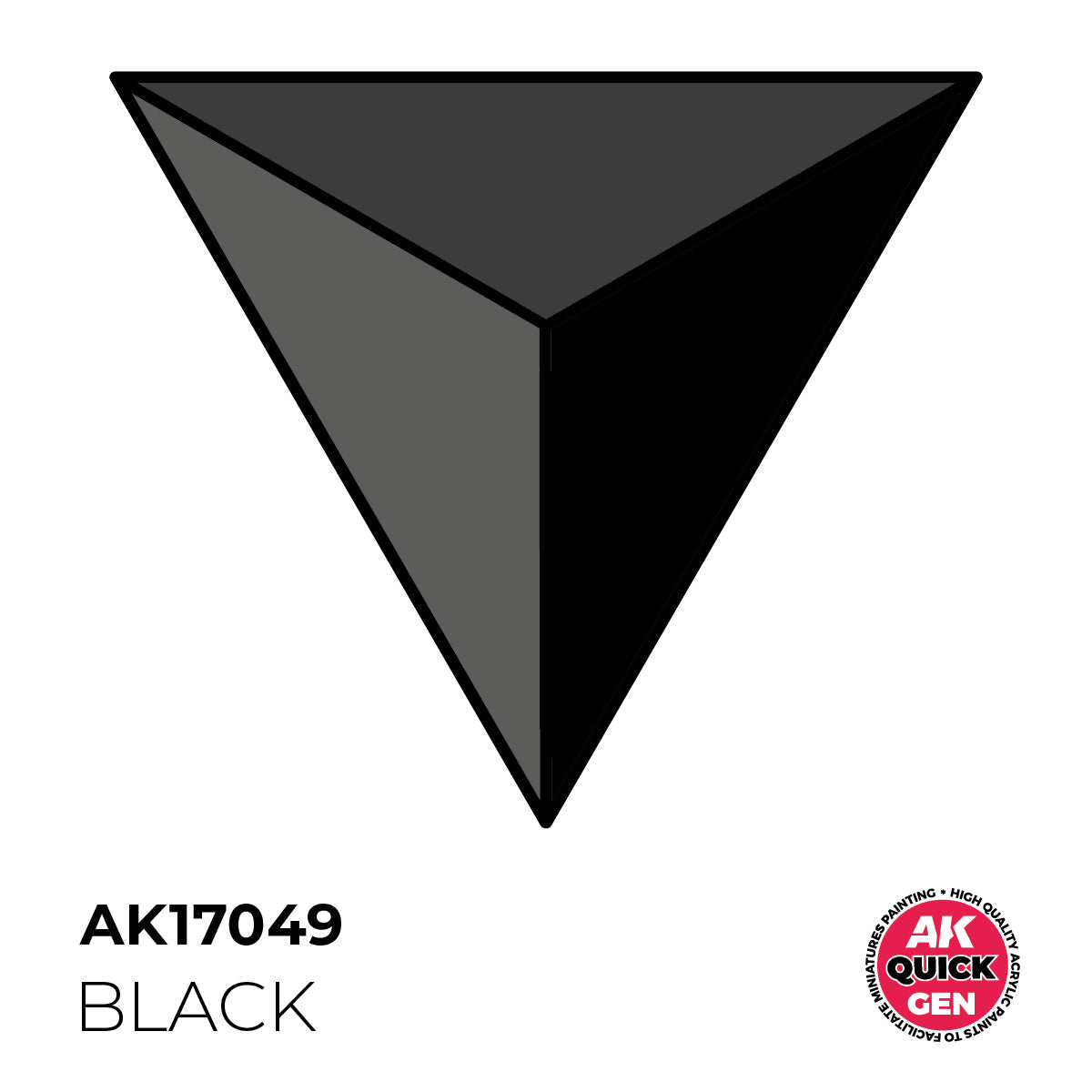 AK Interactive Quick Gen - Black 18 ml - Trinity Hobby