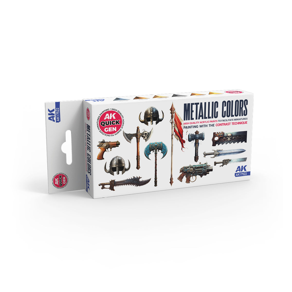 AK Interactive Quick Gen - Metallics (Set) - Trinity Hobby