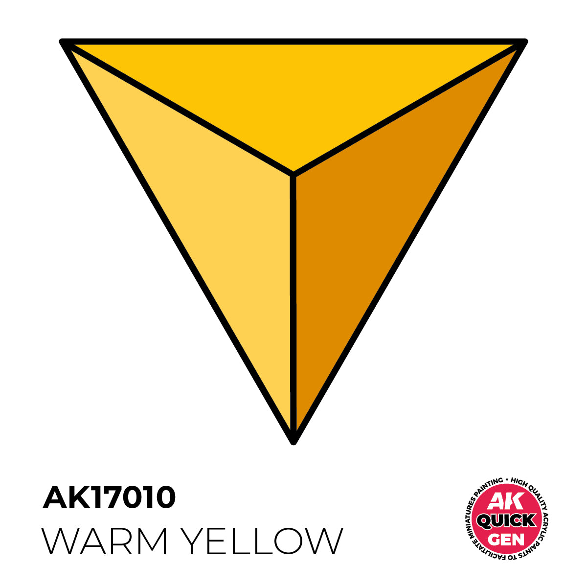 AK Interactive Quick Gen - Warm Yellow 18 ml - Trinity Hobby