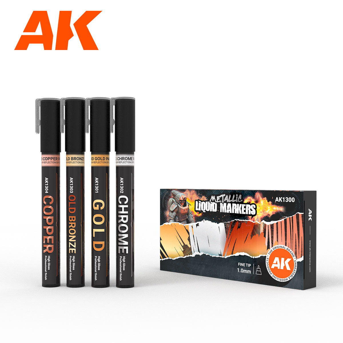 AK Interactive METALLIC MARKERS - Trinity Hobby
