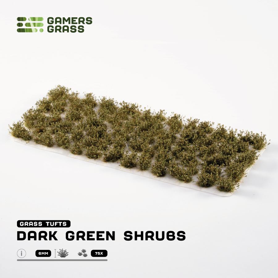 GamersGrass - Dark Green Shrubs - Trinity Hobby