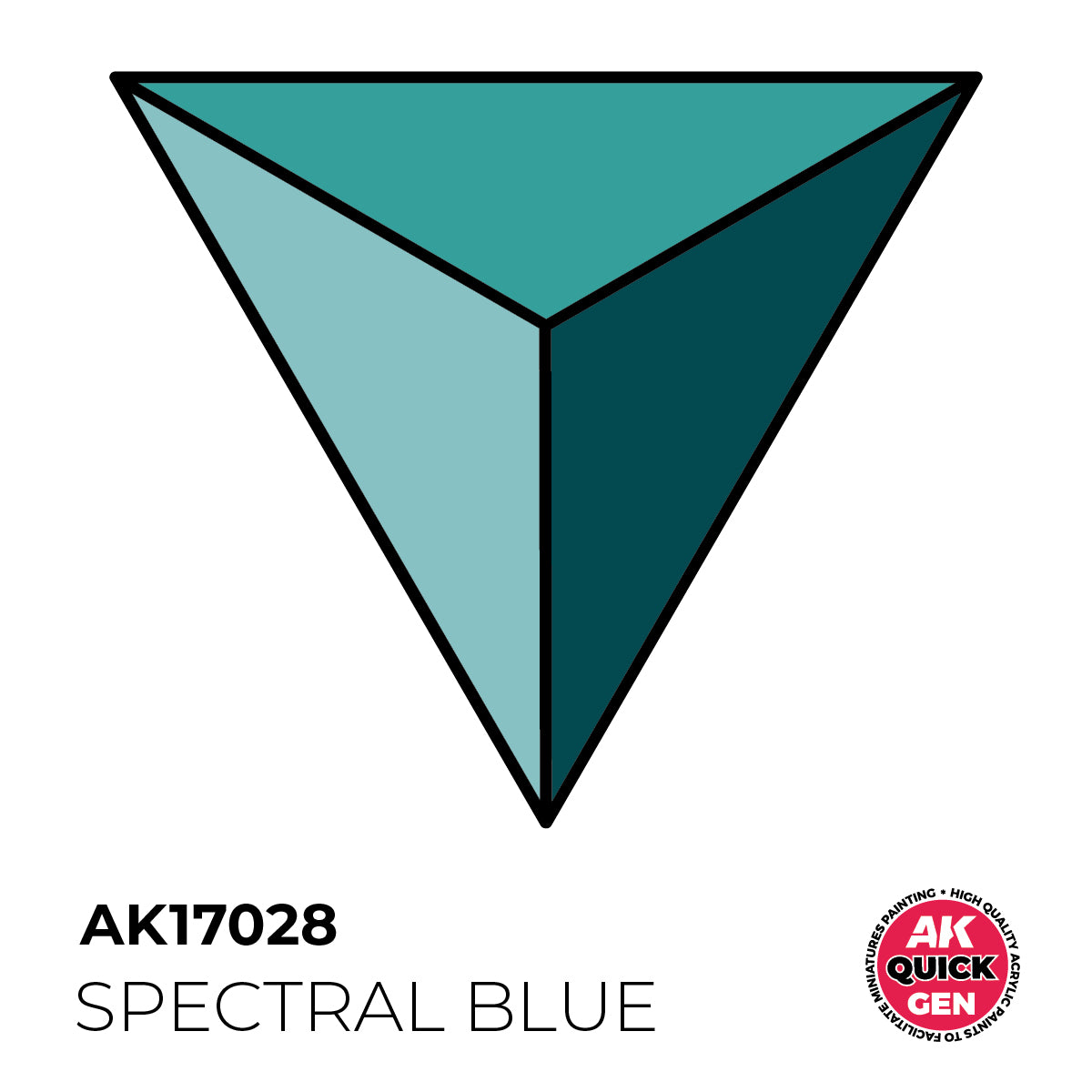 AK Interactive Quick Gen - Spectral Blue 18 ml - Trinity Hobby