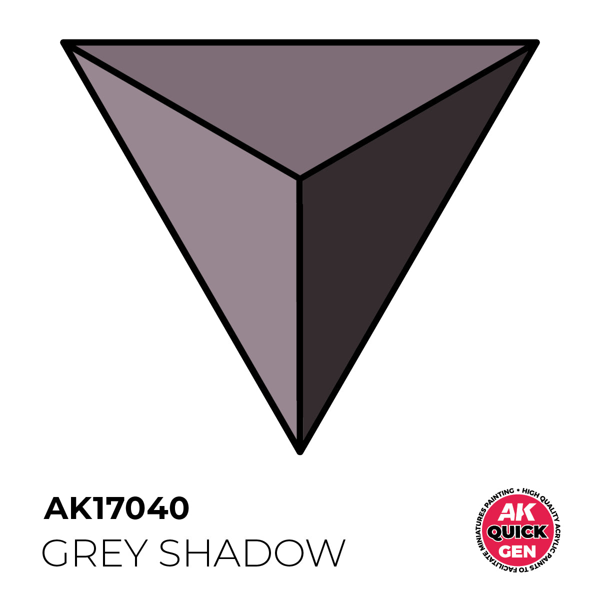 AK Interactive Quick Gen - Grey Shadow 18 ml - Trinity Hobby