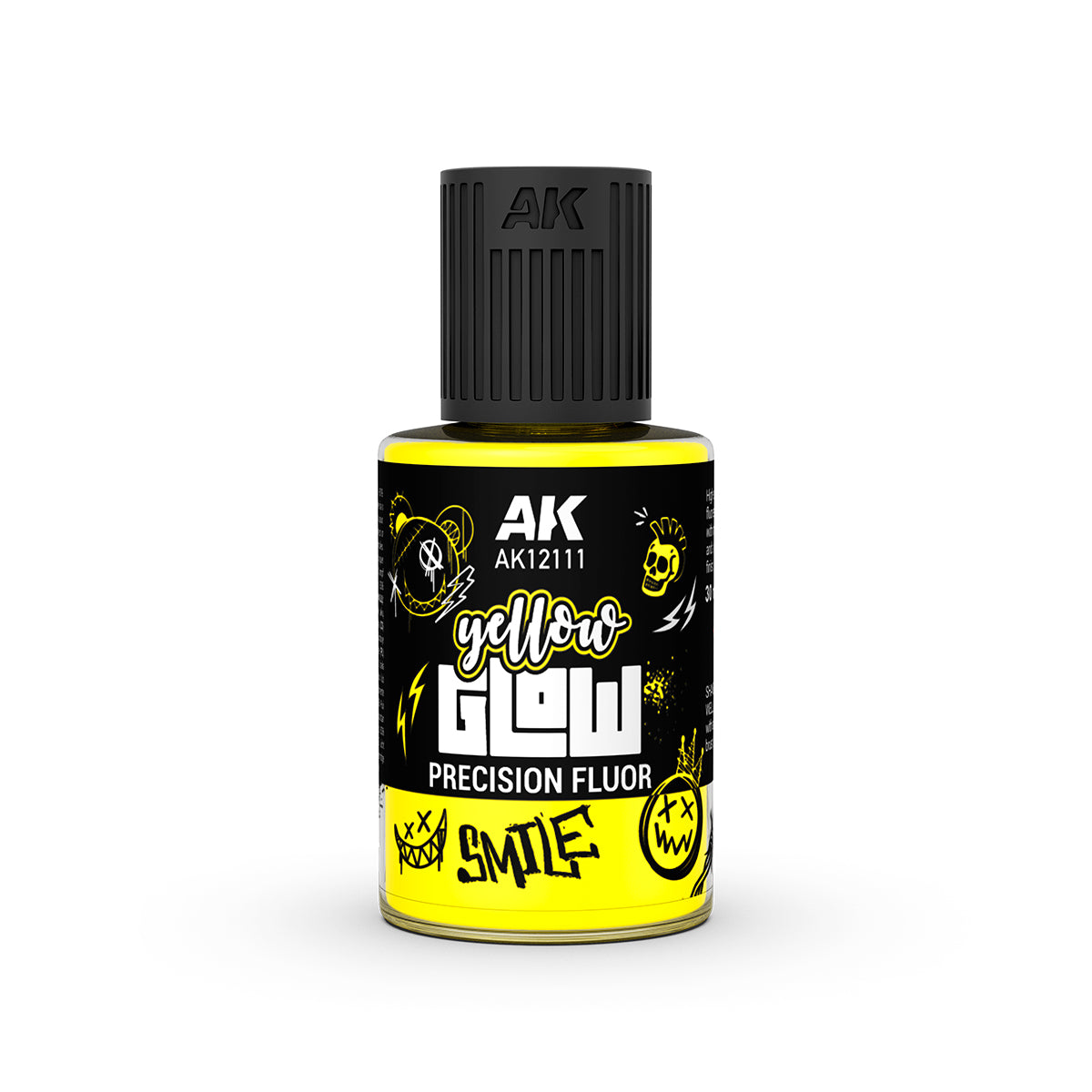 AK Interactive Yellow Glow Precision Fluor Yellow 30ml