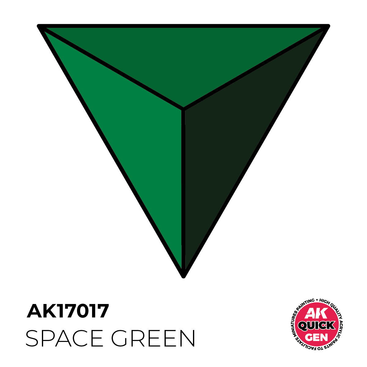 AK Interactive Quick Gen - Space Green 18 ml - Trinity Hobby