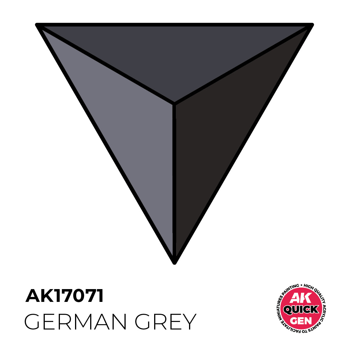 AK Interactive Quick Gen - German Grey 18 ml - Trinity Hobby