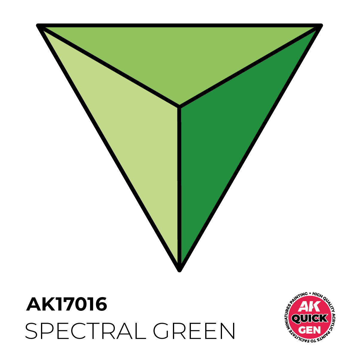 AK Interactive Quick Gen - Spectral Green 18 ml - Trinity Hobby