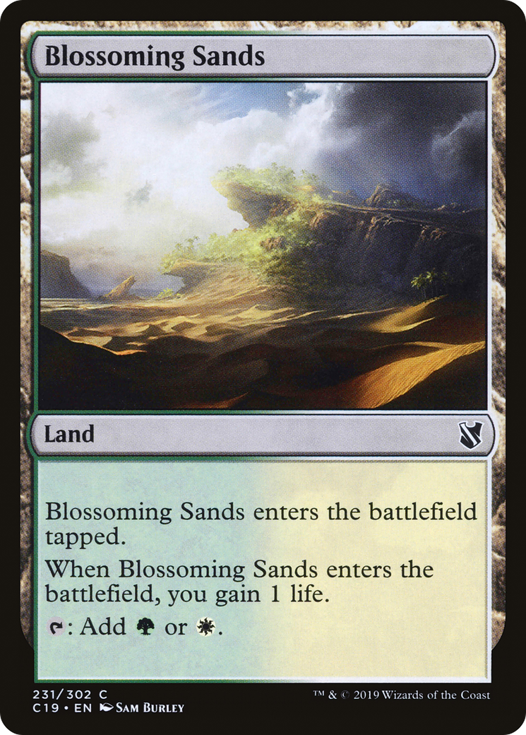 Blossoming Sands [Commander 2019] - Trinity Hobby