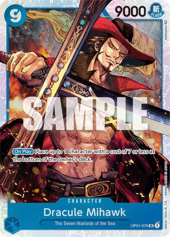 Dracule Mihawk (OP01-070) - [Romance Dawn] Foil - Trinity Hobby