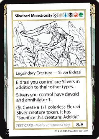 Slivdrazi Monstrosity (2021 Edition) [Mystery Booster Playtest Cards] - Trinity Hobby