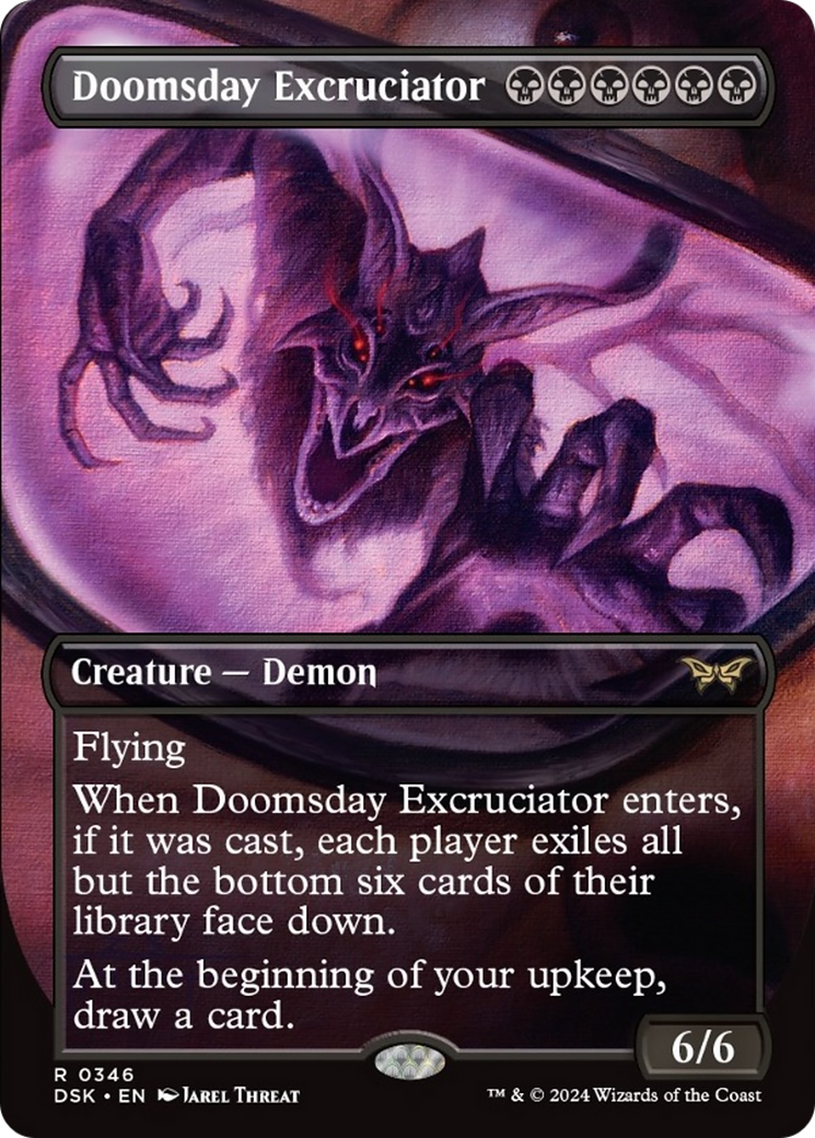 Doomsday Excruciator (Borderless) [Duskmourn: House of Horror] - Trinity Hobby