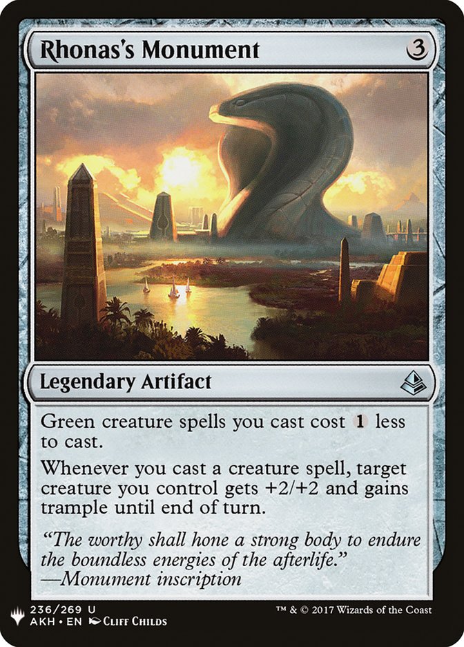 Rhonas's Monument [Mystery Booster] - Trinity Hobby