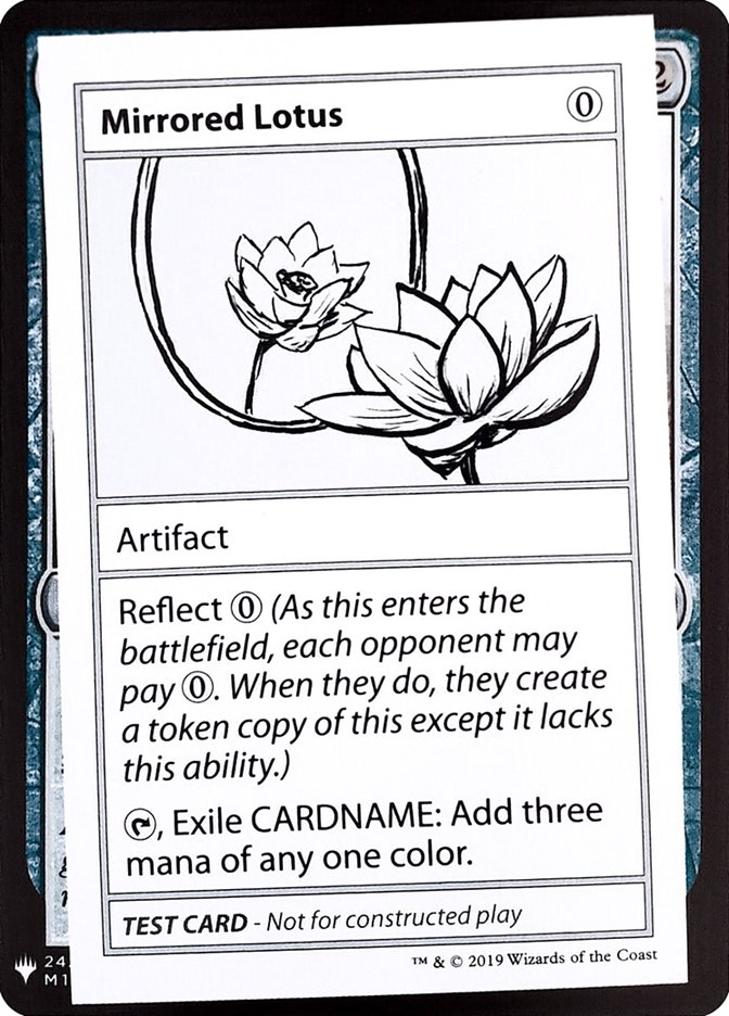 Mirrored Lotus [Mystery Booster Playtest Cards] - Trinity Hobby