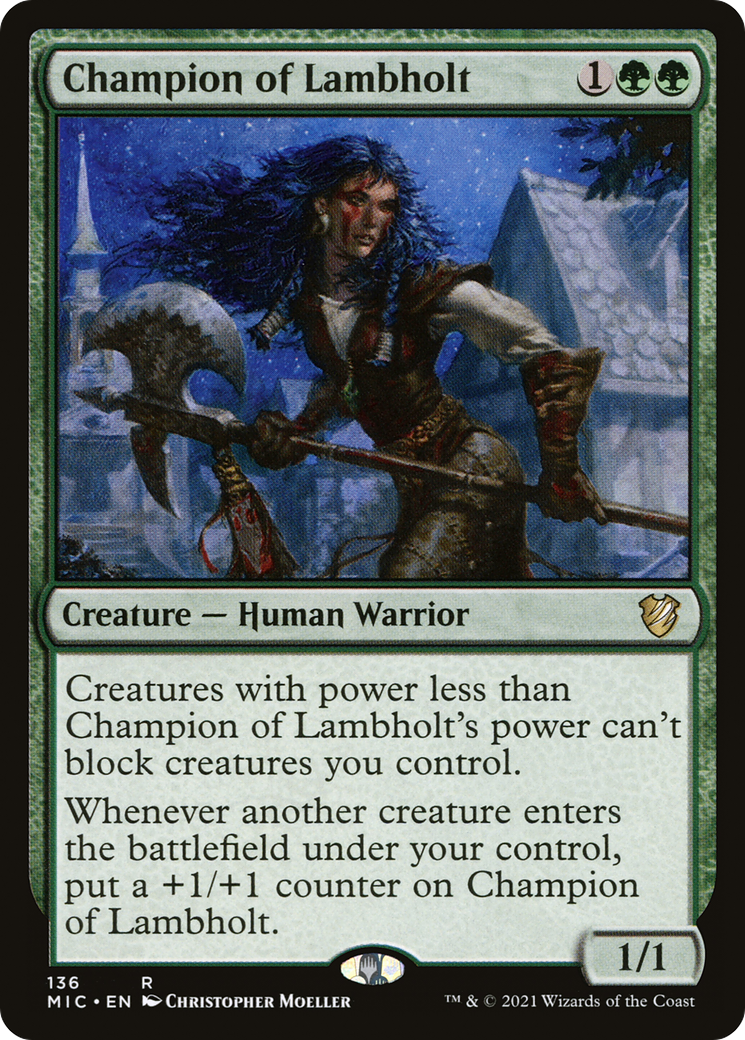 Champion of Lambholt [Innistrad: Midnight Hunt Commander] - Trinity Hobby