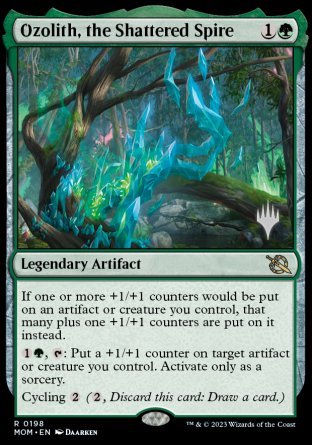 Ozolith, the Shattered Spire (Promo Pack) [March of the Machine Promos] - Trinity Hobby