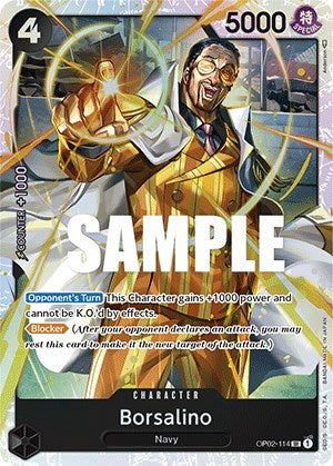 Borsalino (OP02-114) - [Paramount War] Foil - Trinity Hobby