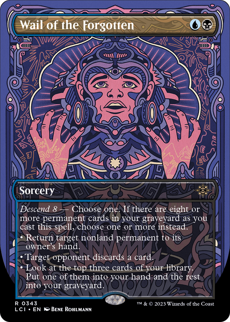 Wail of the Forgotten (Borderless) [The Lost Caverns of Ixalan] - Trinity Hobby