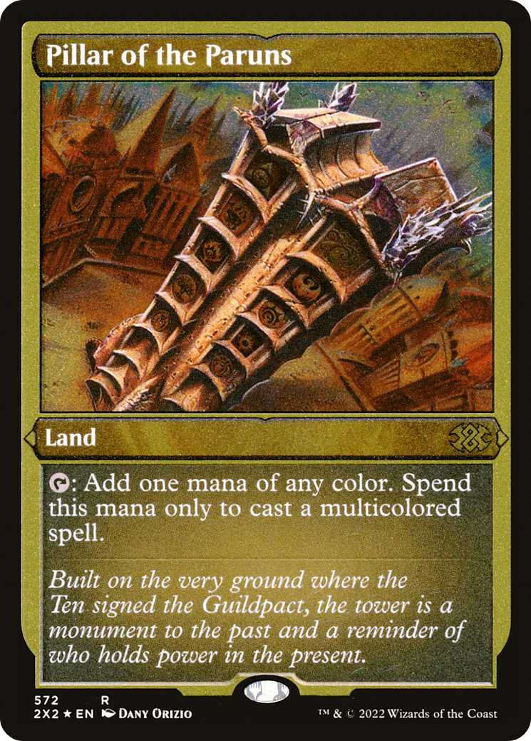Pillar of the Paruns (Foil Etched)  [Foil]  (2X2-572) - [Double Masters 2022] - Trinity Hobby