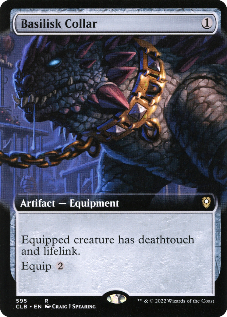 Basilisk Collar (Extended Art) [Commander Legends: Battle for Baldur's Gate] - Trinity Hobby