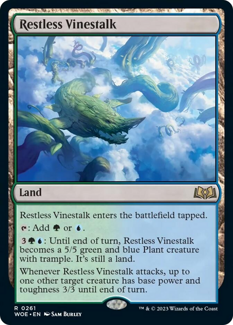 Restless Vinestalk [Wilds of Eldraine] - Trinity Hobby