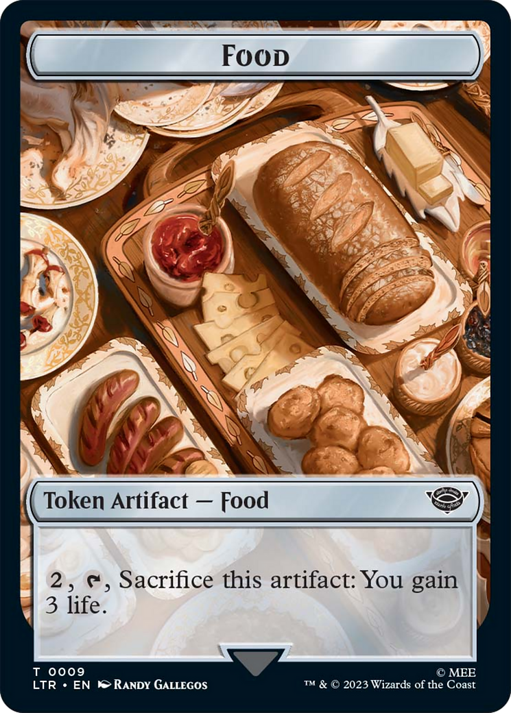 Food (09) // Tentacle Double-Sided Token [The Lord of the Rings: Tales of Middle-Earth Tokens] - Trinity Hobby