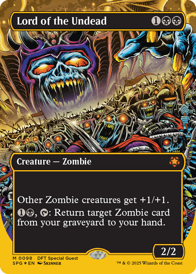 Lord of the Undead (Borderless) (First-Place Foil) [Aetherdrift Special Guests] - Trinity Hobby