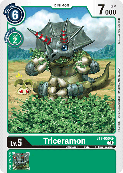 Triceramon [BT7-050] [Next Adventure] - Trinity Hobby