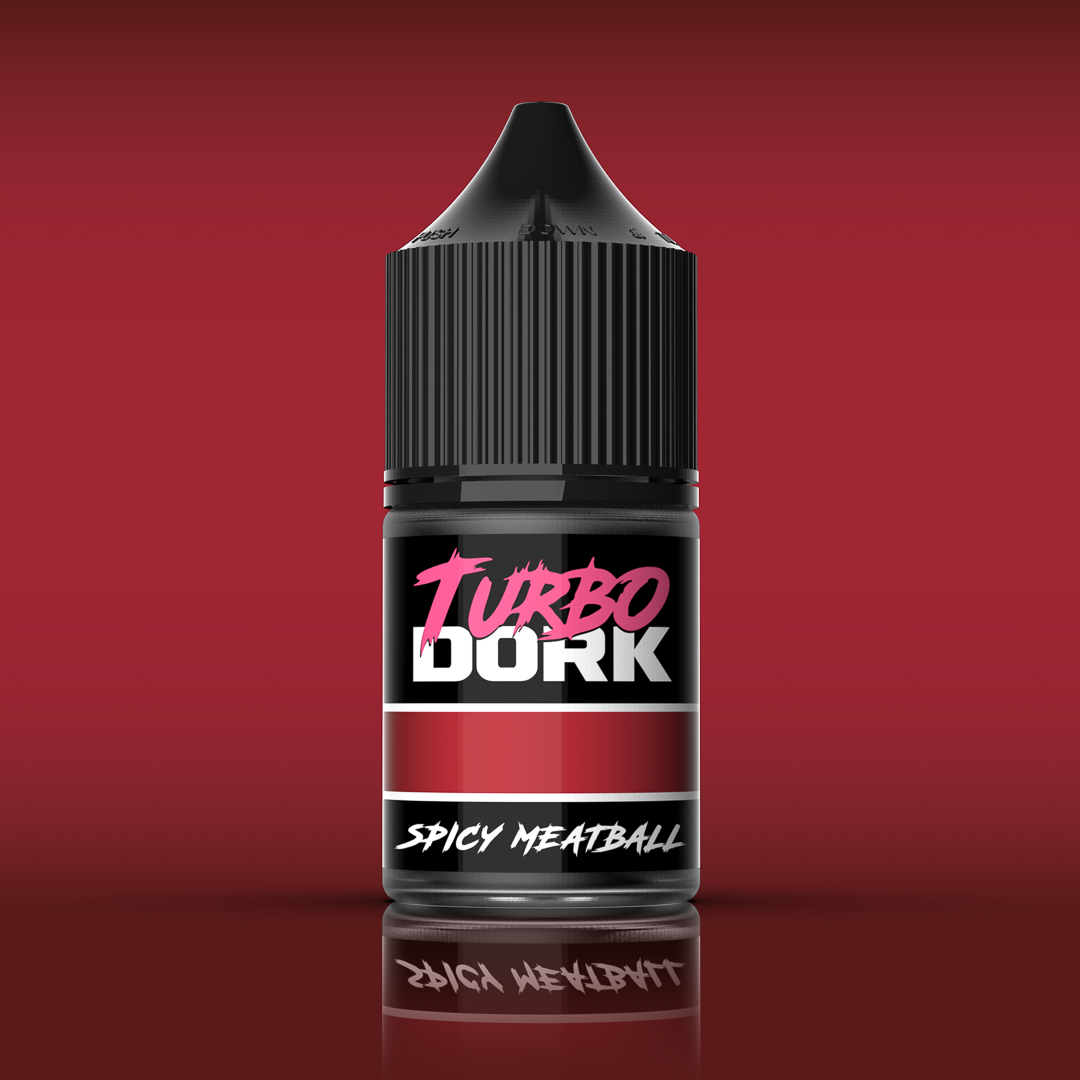 Turbo Dork Spicy Meatball Metallic Acrylic Paint 22ml Bottle