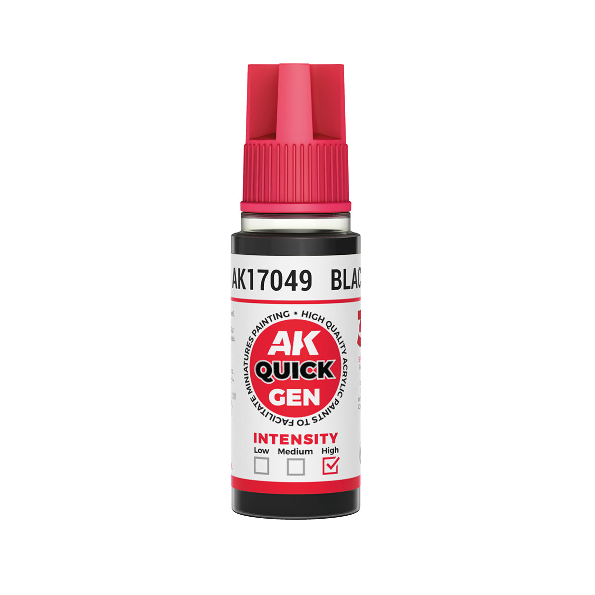 AK Interactive Quick Gen - Black 18 ml - Trinity Hobby