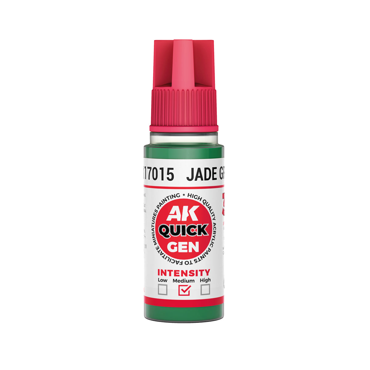 AK Interactive Quick Gen - Jade Green 18 ml - Trinity Hobby