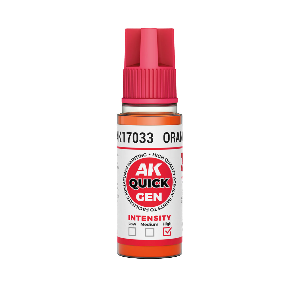 AK Interactive Quick Gen - Orange 18 ml - Trinity Hobby