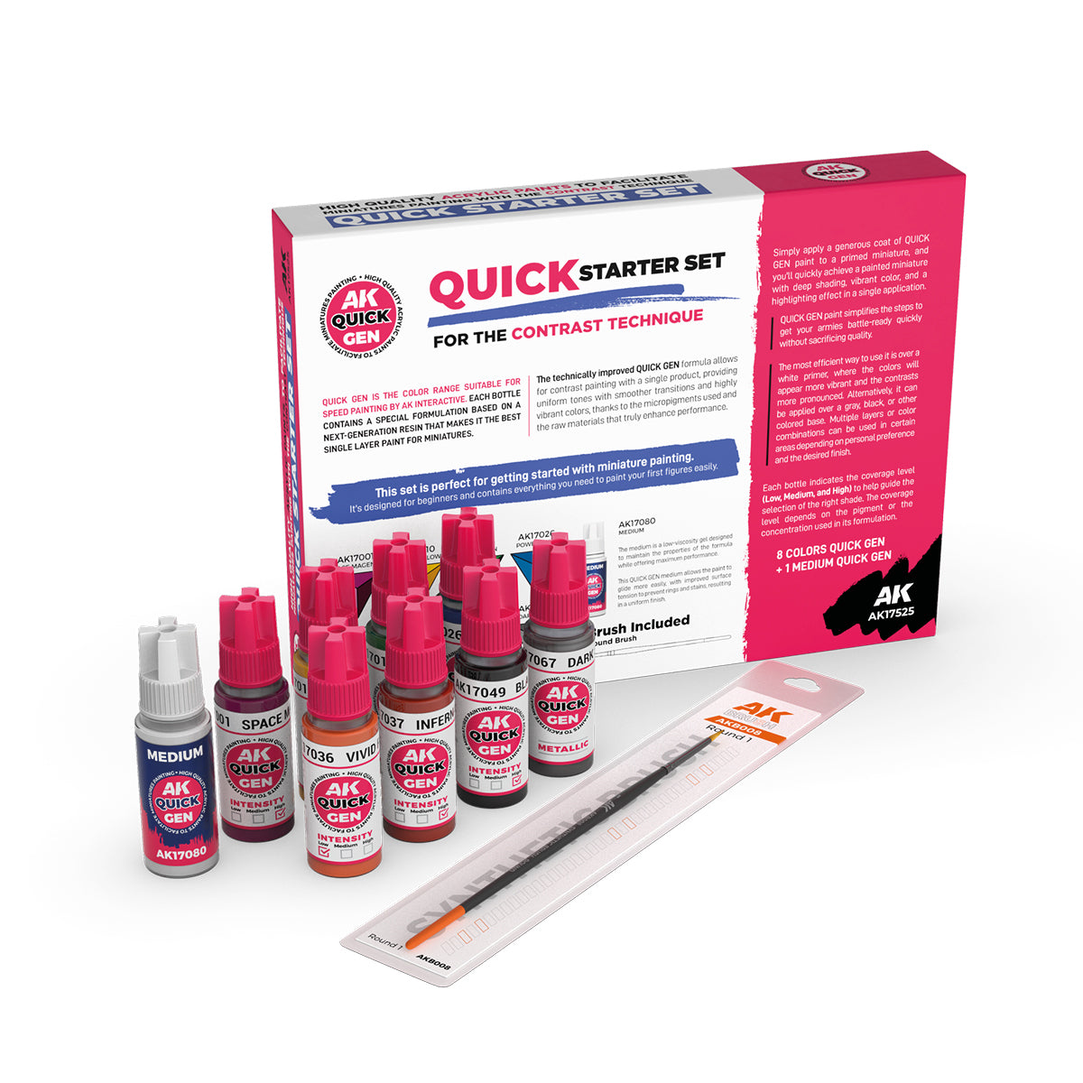 AK Interactive Quick Gen - Quick Starter (1 Brush) - Trinity Hobby
